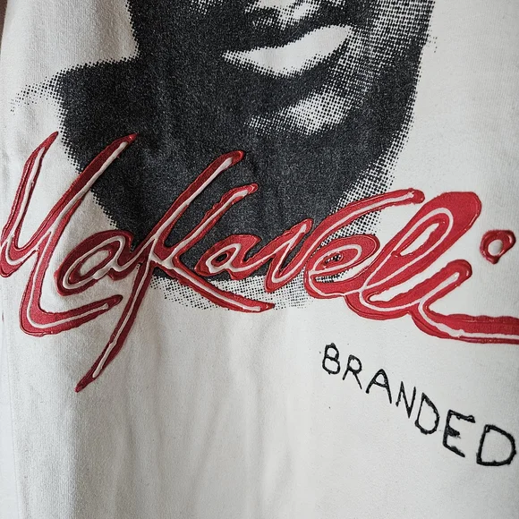 Vintage 2pac Makaveli 2 Tone Shirt Size L (FITS LIKE XL) Grail - Picture 5 of 8
